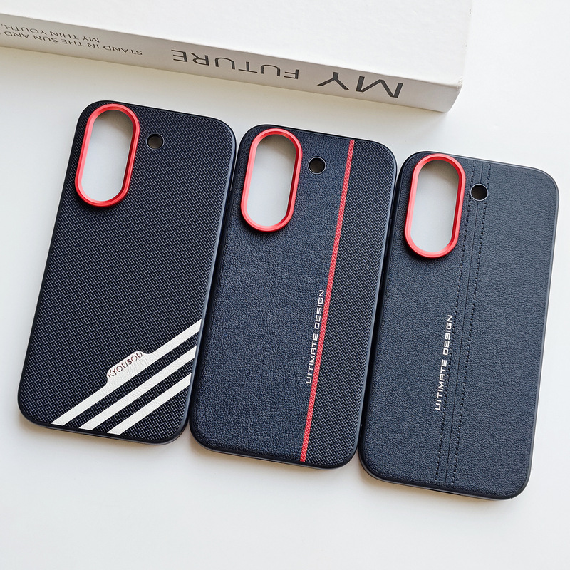 Suitable for Redmi Tubro5 Mobile Phone Case Poco X8 Pro Plain Leather Turbo5Max Business Men's All-Inclusive Protective Case