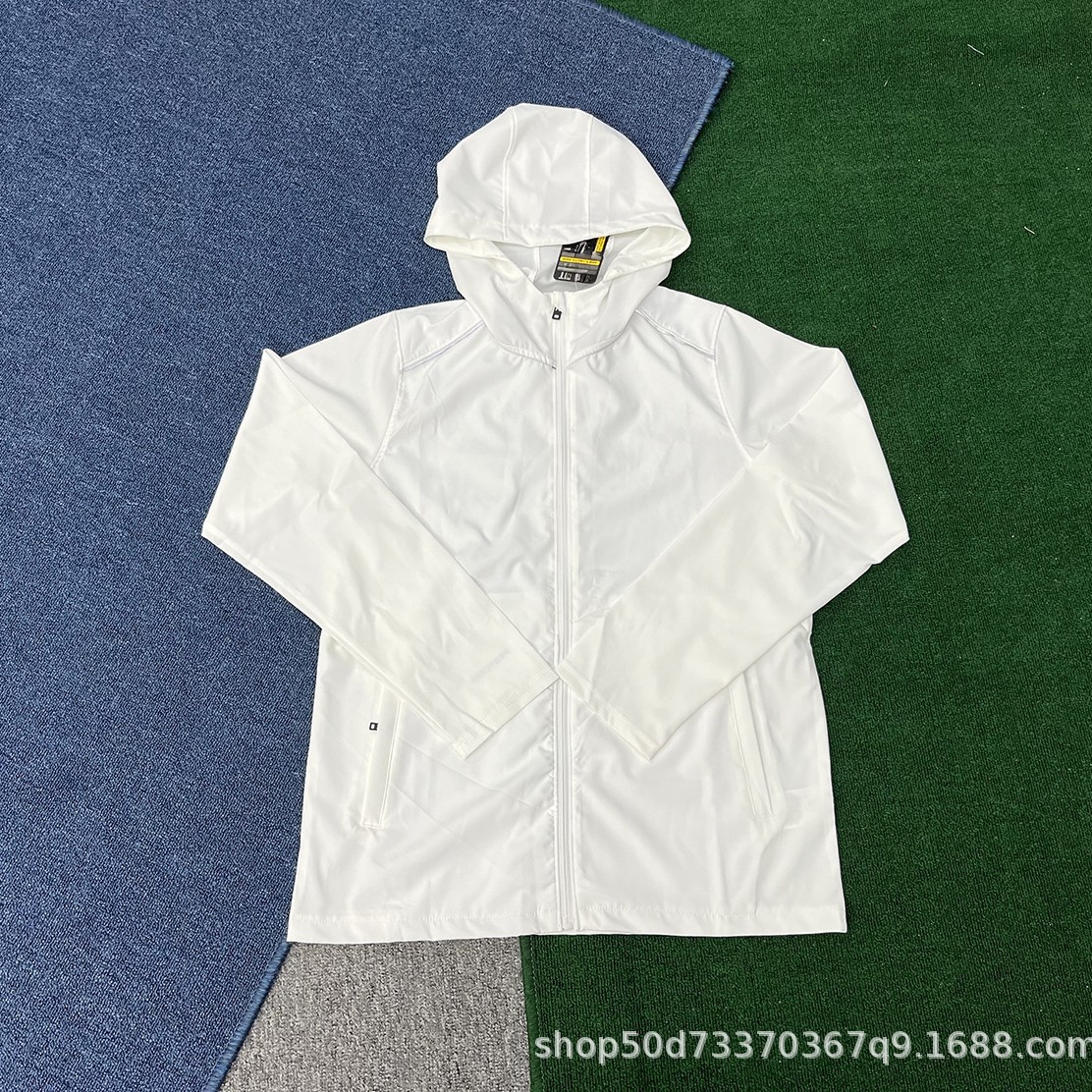 Men's Quick-Dry Hooded Jacket for Fitness Training, Spring and Autumn Running, Outdoor Hiking, Windproof, Breathable, Casual Wear
