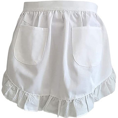 国境を越えたレースの半身エプロンメイド服母子店の清潔用品卸売り短いエプロン家庭用メーカー卸売り