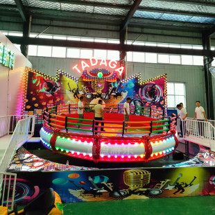 Disco Turntable Playground Equipment Large New Scenic Parks Stimulate Rice Popularity Project Tagada