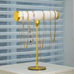 新型シンプルステンレスブレスレット展示棚高級感ブレスレットアクセサリーアクセサリー金属陳列棚