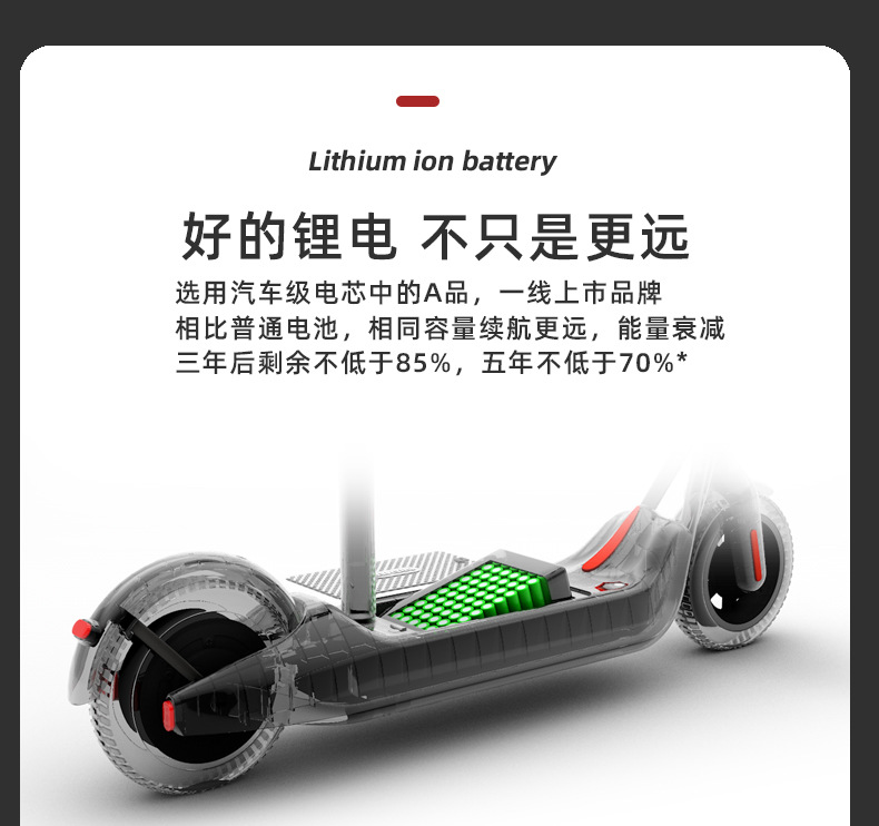 Suitable for Bremer Electric Scooter Foldableing Electric Vehicle Mini Mount Two-Wheel Battery Portable Small Mobility