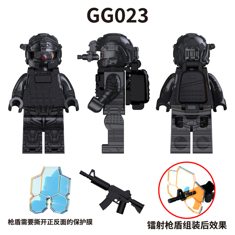 Specially Designed for Cross-Border Use Around the Delta Region, the 3D Building Block Toy Featuring the Figures of Saiyed and Hudson from the Accelerated Forces Is Assembled from 3D Blocks Specially Designed for Cross-Border Use Around the Delta Region, the 3D Building Block Toy Featuring the Figures of Saiyed and Hudson from the Accelerated Forces Is Assembled from 3D Blocks