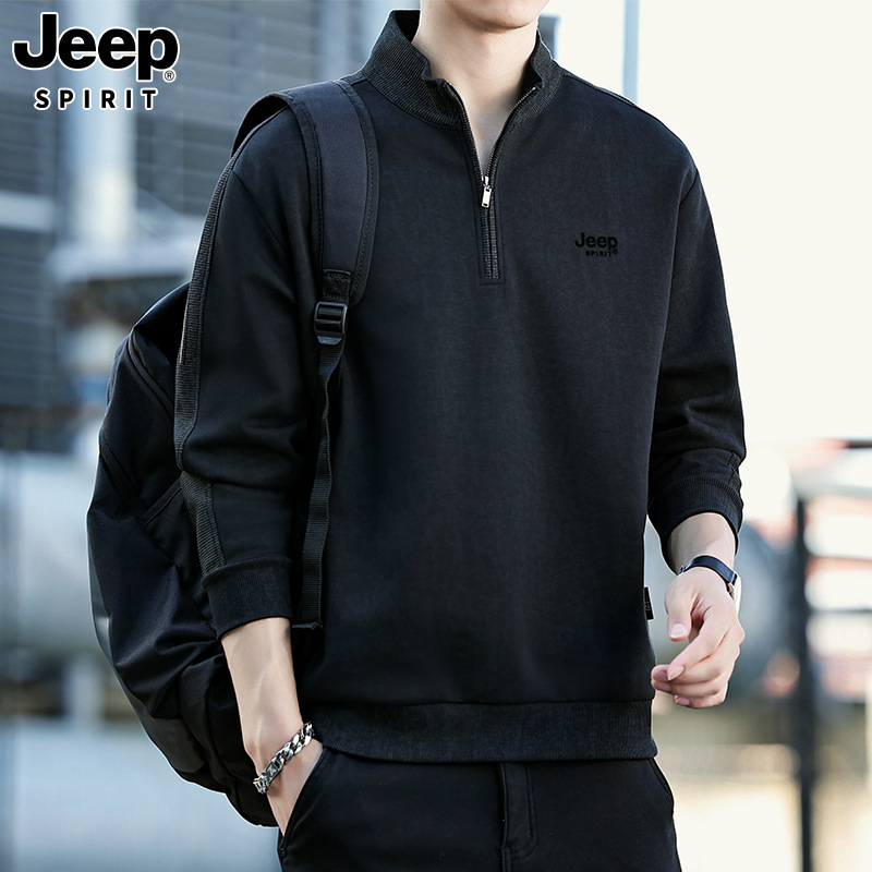 JEEPSPIRIT Autumn 24 new men's sweatshirt fashion trend top…