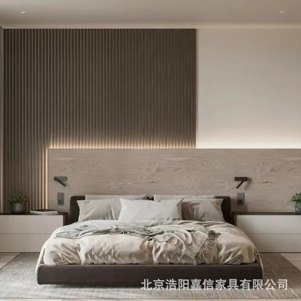 Beijing Factory Whole House Customized Aige Board Wood Grain Series Wall Decorative Panel Wardrobe Cabinet Wall Side Cabinet