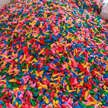 夜市打靶摆摊彩色气球打枪打靶玩具飞镖儿童水球装饰批发小汽球