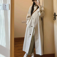 【2356人收藏】立领风衣外套女2025年春季新款韩系设计感休闲百搭