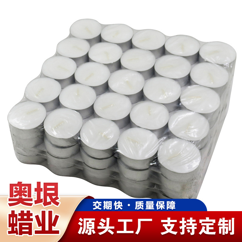 Candle Manufacturer Australian 4 Hours White Tealight Paraffin 12g Tealight Candle 50 Pieces/Pack