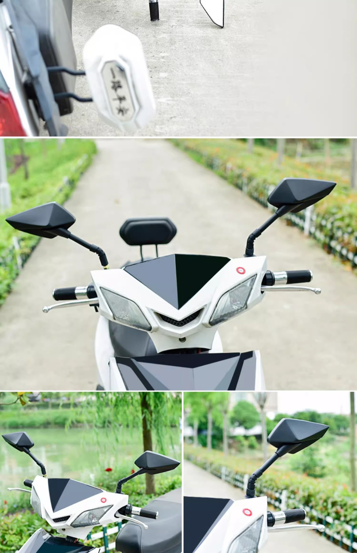 Electric Vehicle Rearview Mirror, Reflective Mirror, Universal Battery Vehicle, Large Field of View, Reversing Tram, Pedal Rearview Mirror, Tricycle