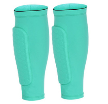 Fábrica al por mayor deportes al aire libre fútbol panal anti-colisión EVA baloncesto Lycra transpirable protección de la pantorrilla Deportes equipo de protección