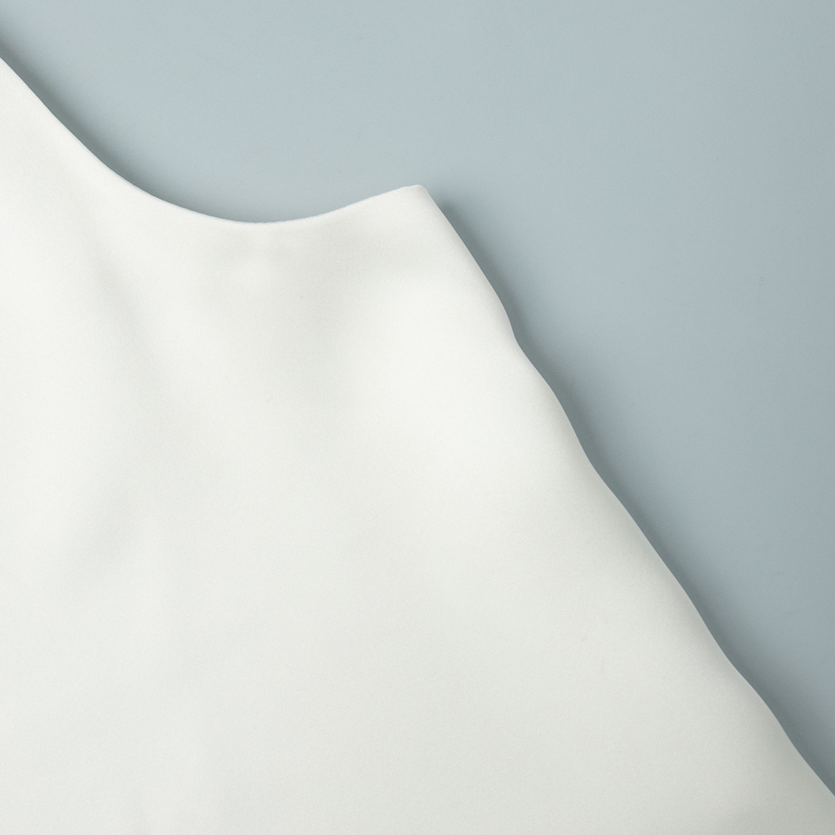 Ärmelloses Satin-top Mit Rollkragen Und Spitzenbesatz Für Damen_voghion.com