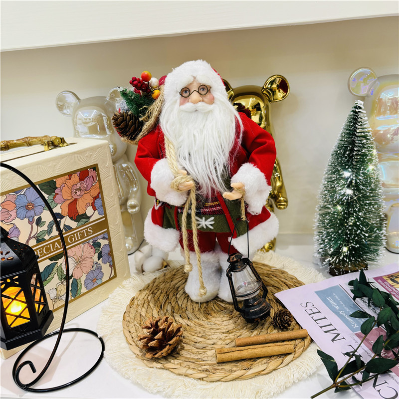 クリスマスサンタクロース生地サンタグレーベストクリスマス人形窓装飾装飾品メーカー卸売|undefined
