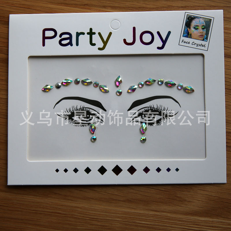 HF-78 Crystals face sticker ˮüʯˮ곧