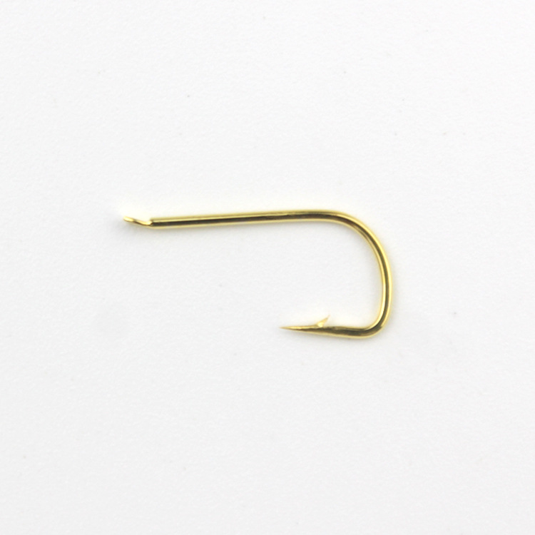Barbed sleeve hook bulk show hook crucian carp hook gold sleeve fish…