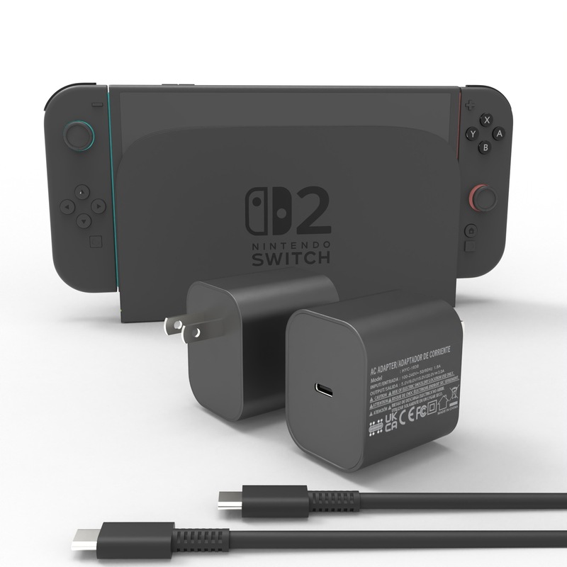 Switch 2 充電器は Switch2 電源アダプタ 60W 窒化ガリウム PD プロトコルに適しています。|undefined