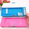 Cute cartoon pencil case, double-sided sharpener for elementary school students