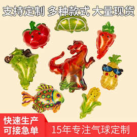 铝膜气球卡通创意异形广告印刷印字LOGO派对婚庆聚会造型装饰用品