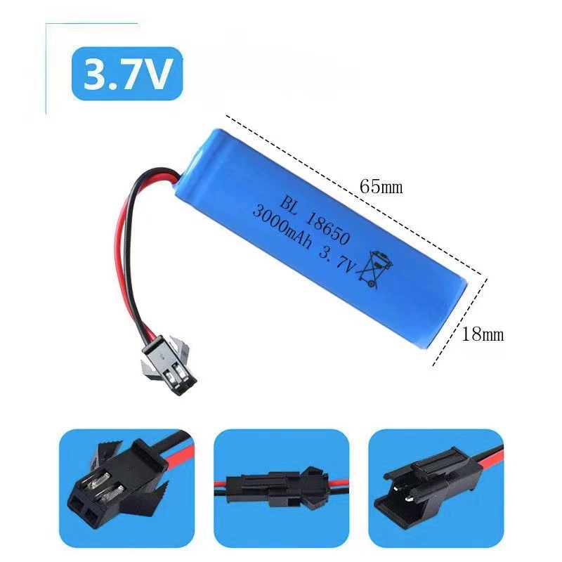 Lithium battery, toy car, bubble machine, capacious rechargeable battery, 7v, remote control