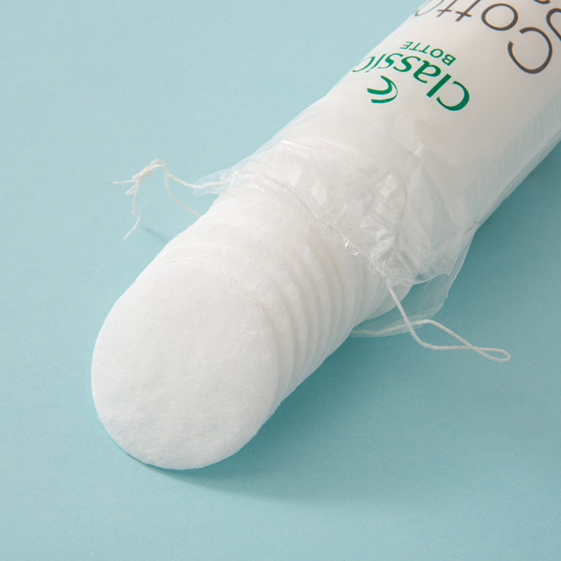 [Fábrica] 100 piezas de maquillaje de algodón removedor de maquillaje de doble cara belleza cuidado de la piel manicura blanco doble efecto compresa húmeda almohadilla de algodón de maquillaje