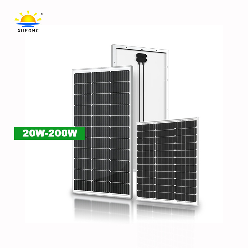 100 60W18v路灯太阳能电池组件移动电源电池板户外光伏发电板便携