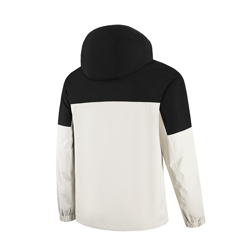 Chaqueta de asalto al aire libre deportiva a prueba de viento, impermeable, suelta, casualidad, chaqueta de sombrero desmontable, chaqueta para hombres y mujeres