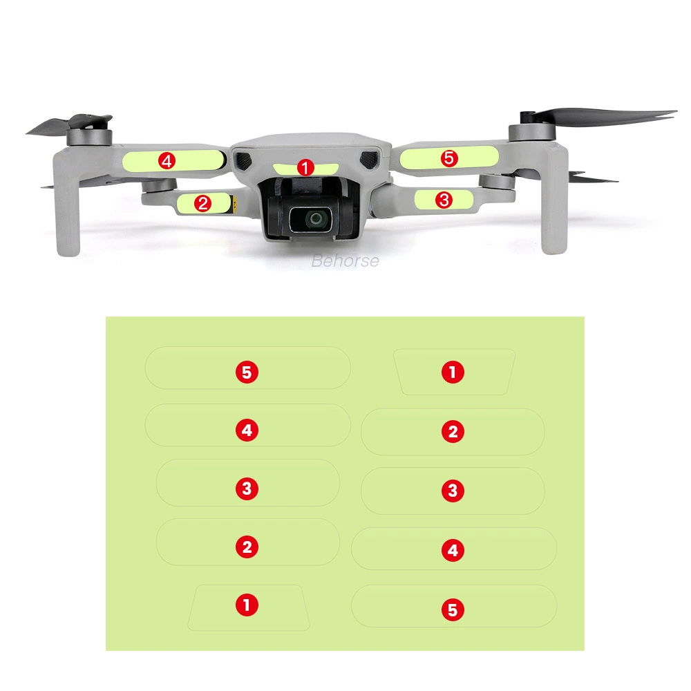 DJI, совместимый стикер, флуоресцентные аксессуары *S, 3/4, 2