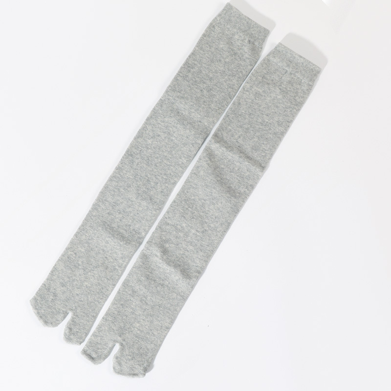 Calcetines de dedo dividido largos, calcetines de algodón, calcetines de dos dedos, calcetines de mujer, calcetines de dos dedos de tubo medio de cuatro estaciones, calcetines de dos dedos, calcetines de dedo dividido, calcetines de pantorrilla