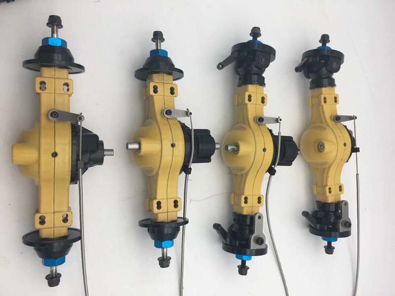 Model All-Metal 1/14 Tractor Truck Military Truck Rear Axle Front Axle Full Drive Axle 8 Drive 6 Drive Set
