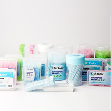 牙缝刷塑料一次性牙签酒店韩国鱼骨牙缝一次性盒便携双头家用一次