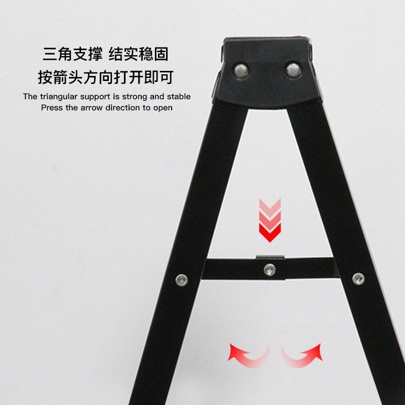 Accesorios de guitarra Soporte de guitarra plegable tipo A Soporte de guitarra de madera vertical portátil Soporte de piso de guitarra clásica folk