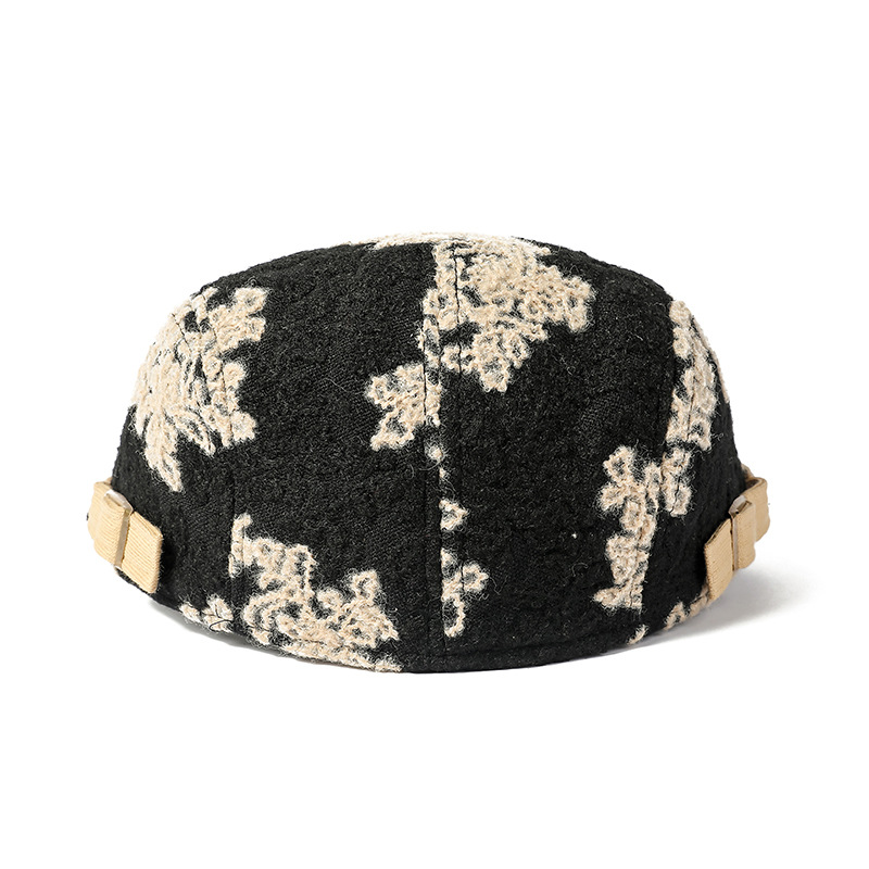 Women's Retro Printing Flat Eaves Beret Hat display picture 4