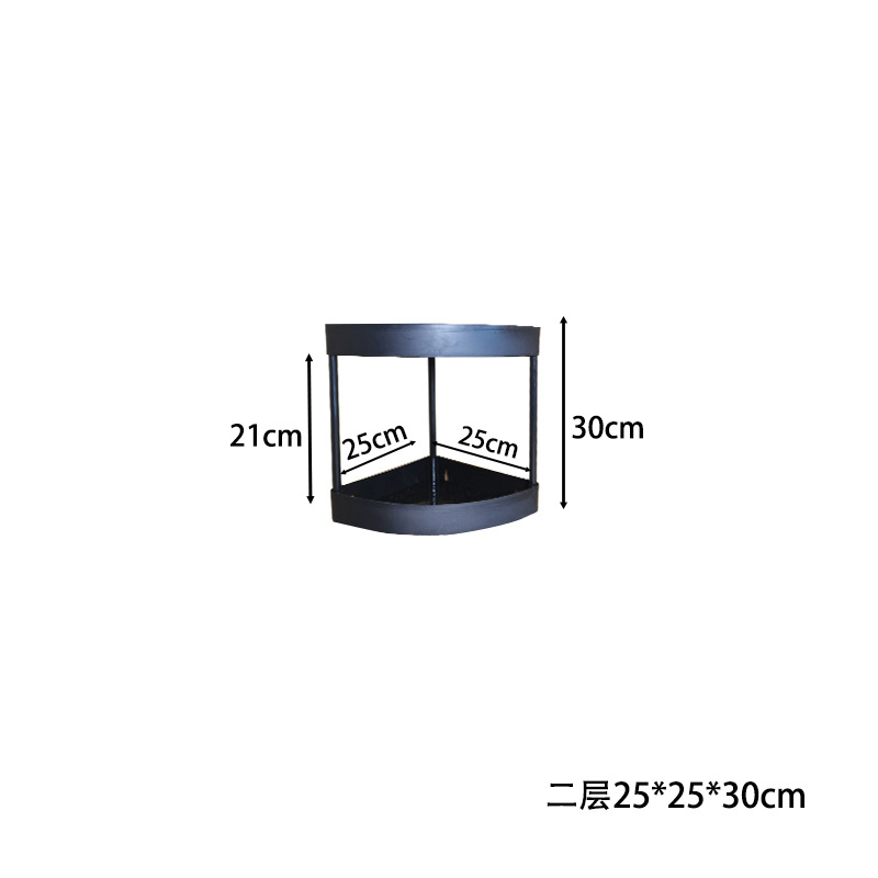 Hogar Baño de múltiples capas de suministros de baño rack de almacenamiento inodoro montado en el piso móvil triángulo de almacenamiento rack