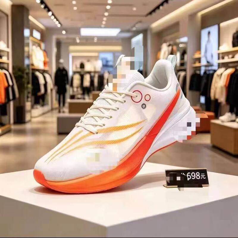 8801 Model Carbon Plate Running Shoes for Boys, Thin Mesh, Ultra-Light, Shock-Absorbing, Breathable Running Shoes Ai