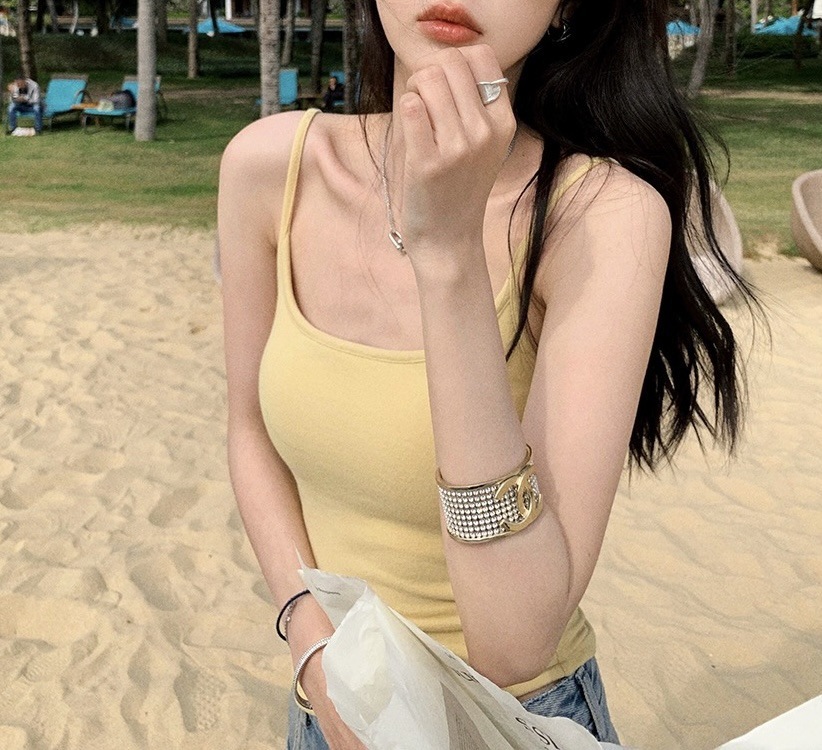 Finna Fu primavera y verano puro deseo de mejorar el cuerpo expandiendo el chaleco de pecho pequeño cinturón desmontable cojín de pecho para usar dentro