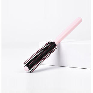 Massage Curling Comb Cylindrical Fluffy Comb Plastic Curling Comb Round Small Comb Portable Hairdressing Comb