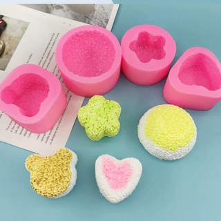硅胶卡通饭团模具创意圆形爱心耐高温食品级烘焙蛋糕DIY工具