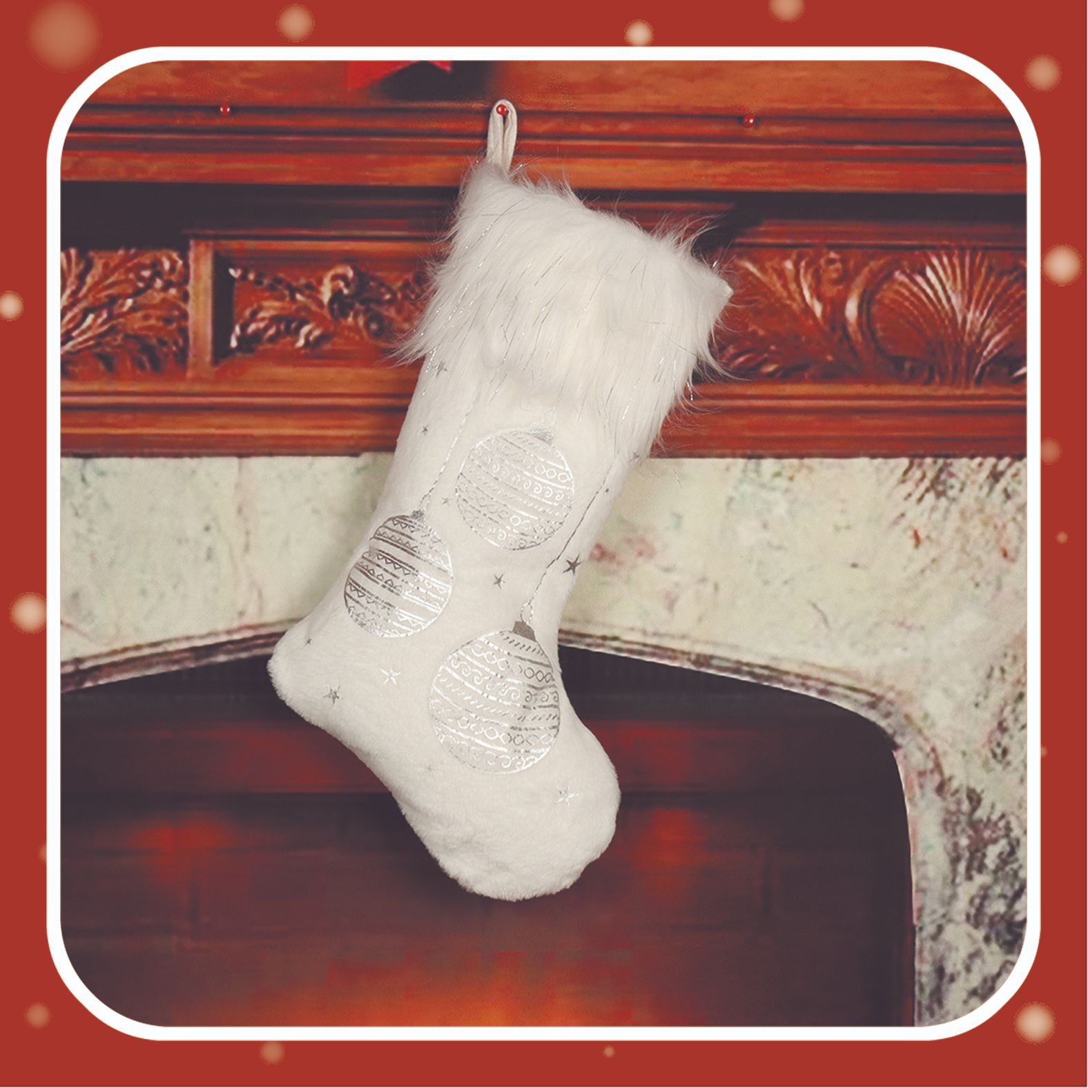 200g Weight Christmas socks Event & Party Supplies 1 Piece Quantity Party, Festival Occasion Christmas Festival Sock Pattern Pastoral, Classic Style Style Christmas Pastoral Classic Style Sock Party Festival Christmas Socks 6