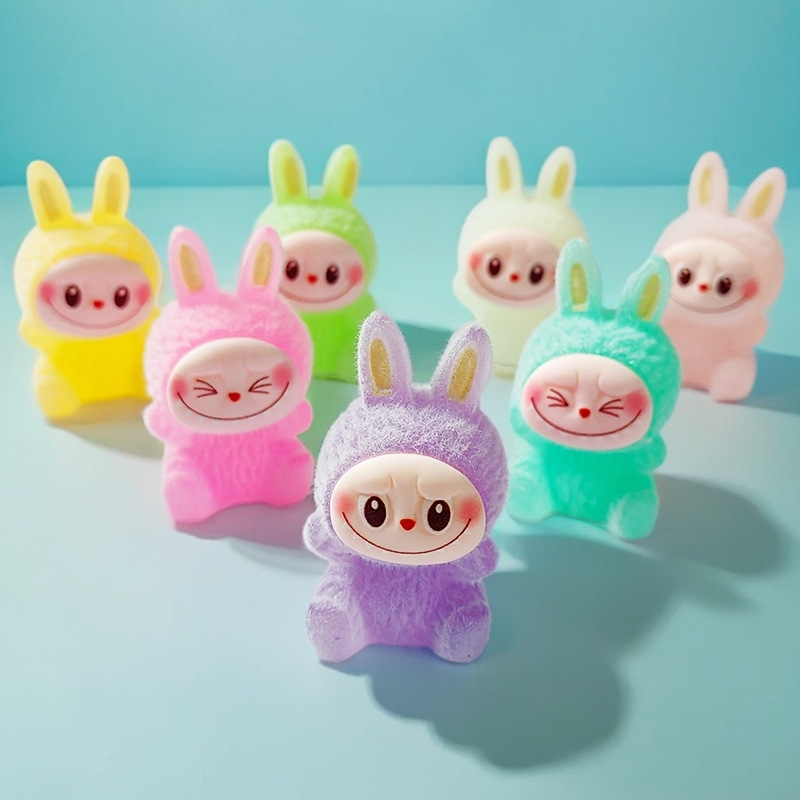暗闇で光るラブ布植毛装飾品ブラインドバッグブラインドボックストレンディなおもちゃのペア車の装飾子供のギフトかわいい|undefined