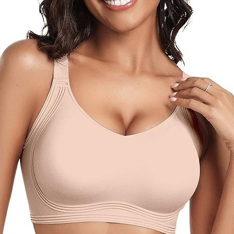 OEAK Women's Seamless Push-Up Jelly Bra, Wireless, Full Cove 内衣厂家批发实拍图