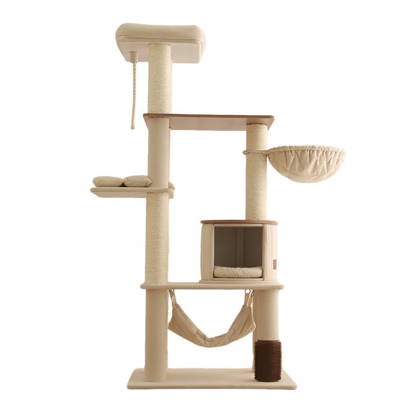 Hoopet 猫クライミングフレーム家庭用猫の巣と猫スクラッチボードオールインワンオールシーズン大型猫専用ビッグツリー猫クライミングフレーム|undefined