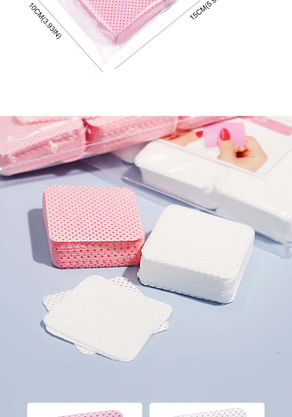 132g Weight Cotton for nail removing Nail Supplies One Pack Quantity Gel Material Solid Color Pattern Simple Style, Classic Style Style Simple Style Classic Style Solid Color Gel Cotton For Nail Removing One Pack 6