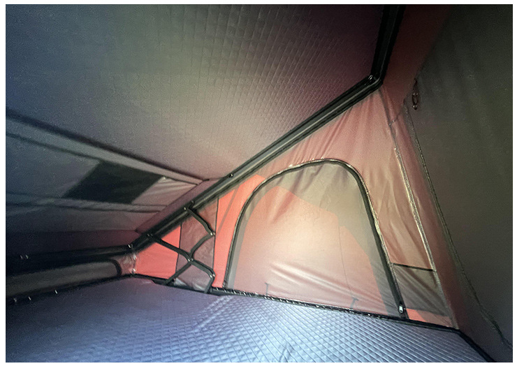 Cross-Border Hot-Selling Roof Tent for Outdoor Car Travel, Hard-Top Car Tent, Outdoor Supplies, Folding Camping Tent
