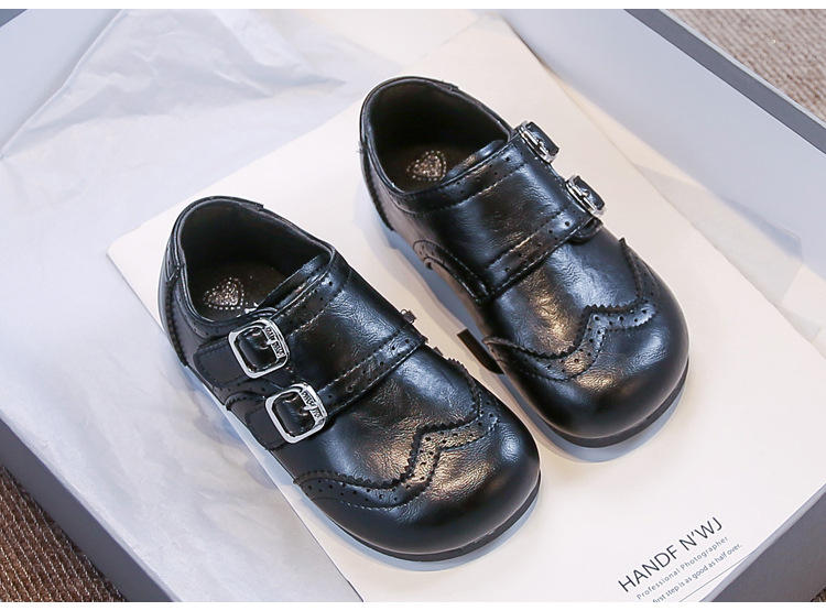 Scarpe in pelle per ragazzi stile britannico comode eleganti_voghion.com