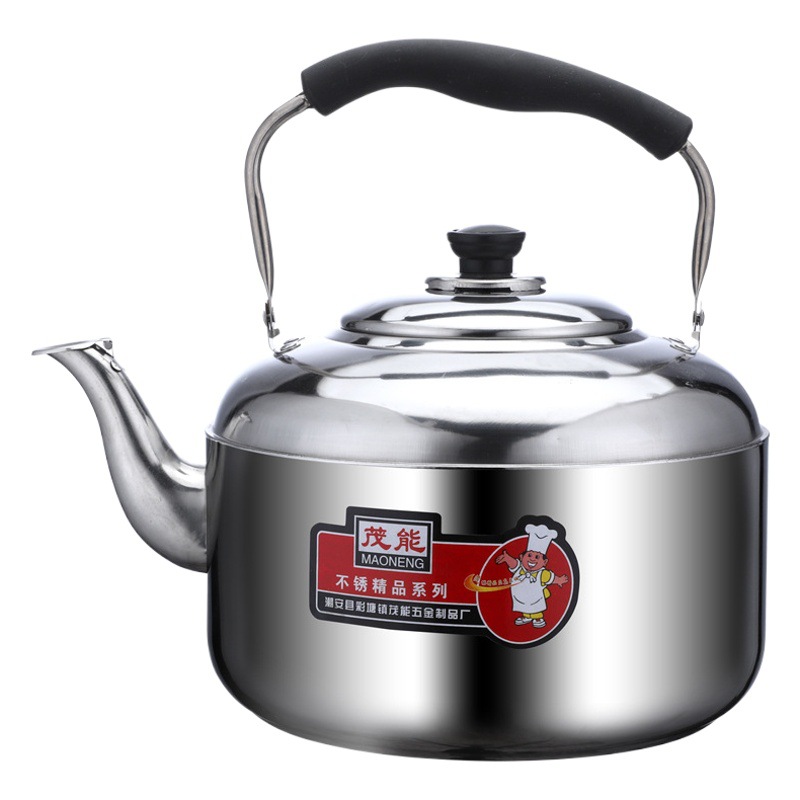 Stainless Steel Mingyin Water Kettle Manufacturer Direct Sales Cross-Border Export 3L-8L Water Kettle Household Thickeneded Zhongbao Water Kettle Supply
