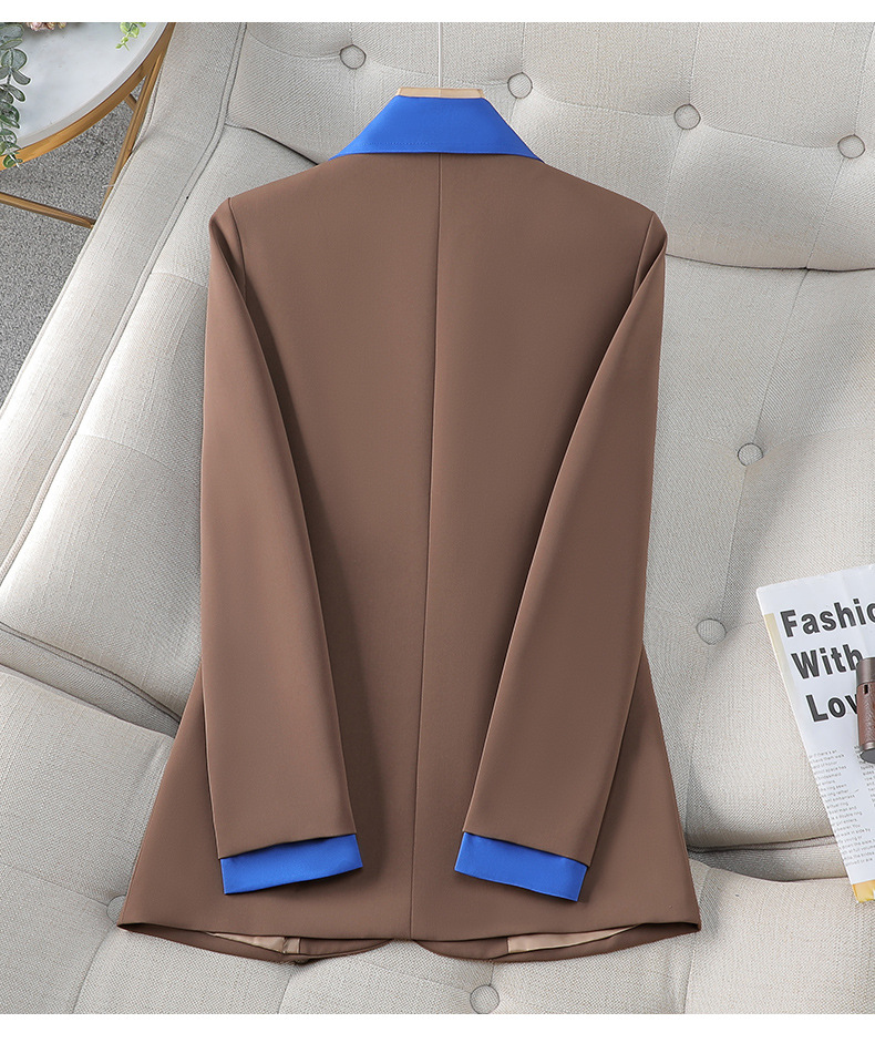 Women's Blazer Suit Two Piece Set Casual Professional Temperament_voghion.com