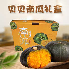 【5斤礼盒】山东小贝贝南瓜代发5斤应季水果新鲜煮粉糯真贝贝南瓜