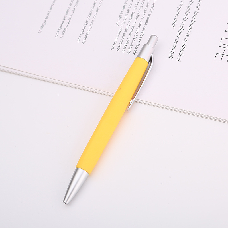 Venta directa del fabricante de bolígrafos promocionales con impresión de logotipo, barriles de bolígrafo con recubrimiento en aerosol, bolígrafos de gel y bolígrafos para firmas.