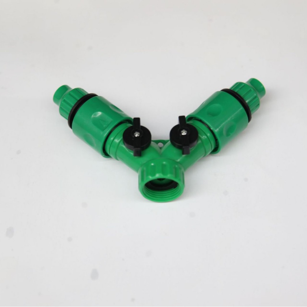 6 puntos bifurcado 8 / 12 tubo capilar conector rápido 4 / 7 tubo capilar balcón en maceta jardinería tubería de riego conexión rápida