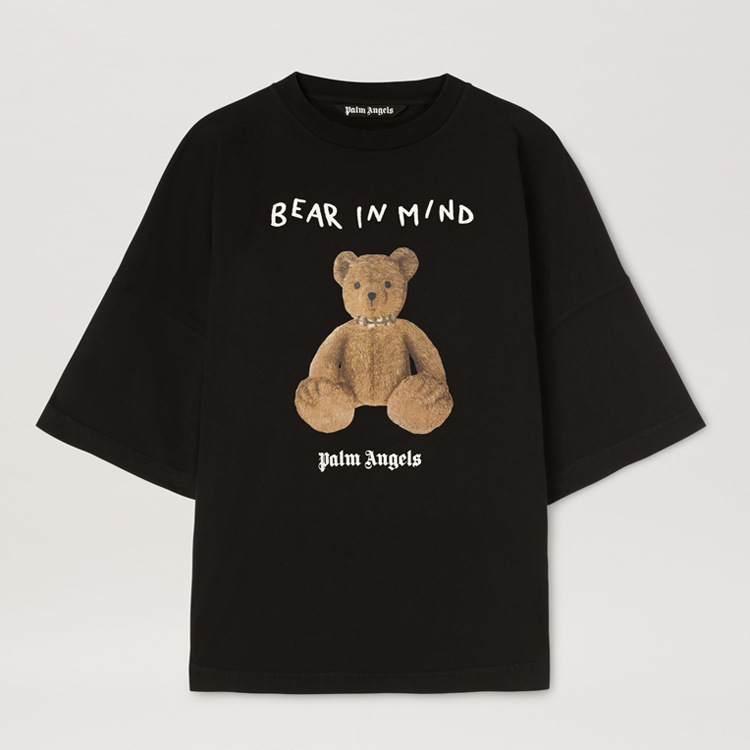230g Wholesale Trendy Brand Palm Broken-Head Bear Palm Angels Loose Short-Sleeve Casual T-Shirt for Men and Women 230g Wholesale Trendy Brand Palm Broken-Head Bear Palm Angels Loose Short-Sleeve Casual T-Shirt for Men and Women
