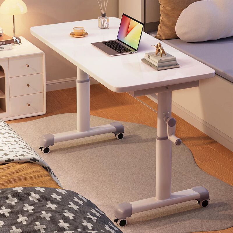 Computer Desk, Movable Hand-Cranked Lift Table, Office Desk, Bedroom Home Bedside Table, Student Small Desk, Workbench Computer Desk, Movable Hand-Cranked Lift Table, Office Desk, Bedroom Home Bedside Table, Student Small Desk, Workbench
